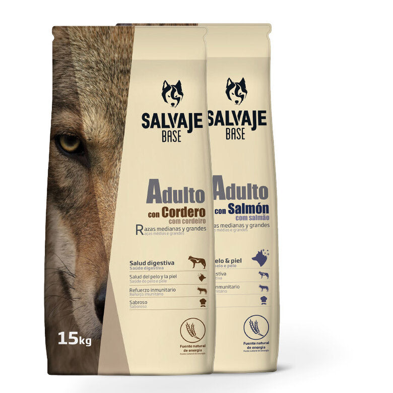 Kuivaruoka Salvaje aikuisille 30kg